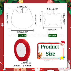 20шт пустые акриловые подвески&nbsp;DIY-WR0003-40