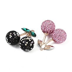 Подвески из сплава глины со стразами&nbsp;RB-P038-01G