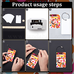 30 шт. прочные брелки из нержавеющей стали 304&nbsp;FIND-PH0028-26