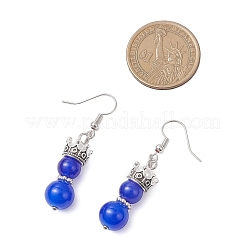 3 пара серег-подвесок из искусственного нефрита&nbsp;EJEW-JE06619