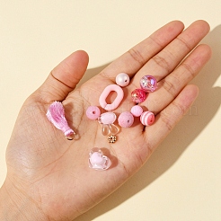 167шт цветок и геометрия акриловые и полимерные бусины&nbsp;DIY-YW0002-55