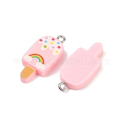 Подвески из непрозрачной смолы с принтом&nbsp;RESI-T055-01D