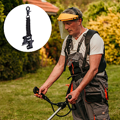 2 шт. зажим из полиэфирного волокна и железной оплетки&nbsp;AJEW-FH0005-39A