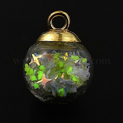 Подвески из прозрачного стекла&nbsp;FIND-WH0146-35C