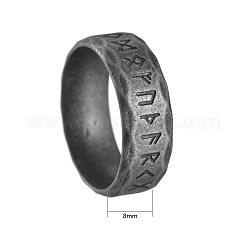 Мужские перстни Viking Rune из нержавеющей стали 304&nbsp;WGDF4AB-57