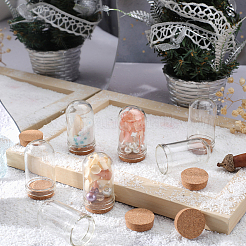 Крышка стеклянного купола 16 шт.&nbsp;AJEW-SC0001-55B