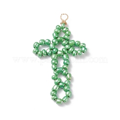 Стеклянные бусины большие подвески&nbsp;PALLOY-JF01824