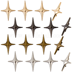 16ocs 4 цвета звездочки литые булавки для килта для одежды&nbsp;JEWB-CY0001-03