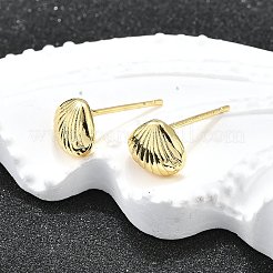 Латунь серьги&nbsp;LS-EJEW-H157-01G-03