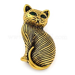 Симпатичная брошь-булавка из сплава в виде кошки JEWB-Z031-09AG