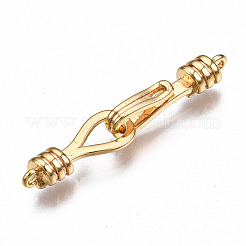 Латуни крюка и S-крючок застежки&nbsp;X-KK-T063-70G-NF