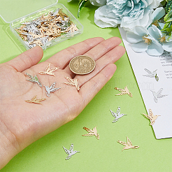 80 шт. 2 металлических цвета&nbsp;KK-DC0004-10