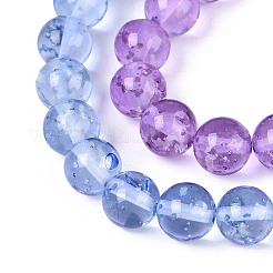 Светящиеся нити бус лэмпворк ручной работы&nbsp;LAMP-N036-12A-01