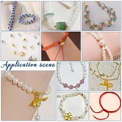 2000шт латунные обжимные бусины&nbsp;FIND-UN0004-35B