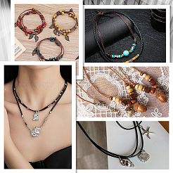 Набор для изготовления ожерелья из плетеного шнура своими руками&nbsp;DIY-WH0504-09