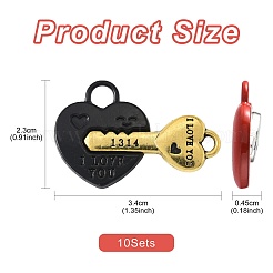 10 комплект разделенных подвесок из сплава&nbsp;FIND-FS0004-22