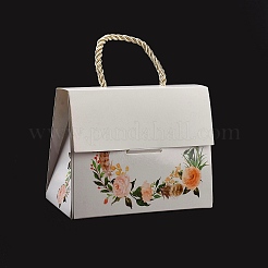 Прямоугольные бумажные подарочные коробки с ручкой-веревкой&nbsp;CON-B010-03B