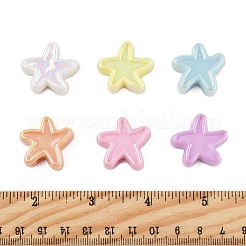 40шт УФ-покрытие непрозрачные акриловые бусины&nbsp;OACR-FS0002-26