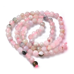 Природные морганит нитей бисера&nbsp;G-L651-C06-4mm