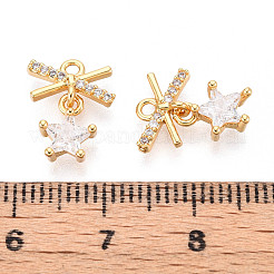 Латунные микро проложить кубического циркония подвески&nbsp;X1-KK-N263-74A-G