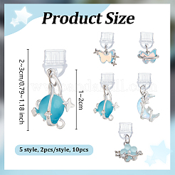 10шт пластиковые мобильные пылезащитные заглушки&nbsp;HJEW-OC00153