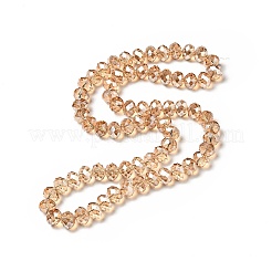 Стеклянные бусины Rondelle из австрийского хрусталя с имитацией ручной работы&nbsp;X-G02YI0Q4