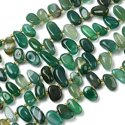 Природный агат бисер нитей&nbsp;G-P604-A15-01