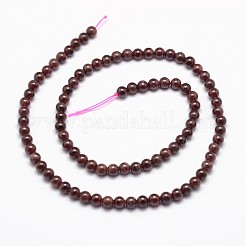 Натуральный гранат шарик нити&nbsp;X-G-P217-33-4mm