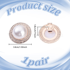 1 пара съемных пряжек для обуви из сплава&nbsp;DIY-NB0014-63