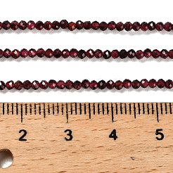 Гранат природный бисер нитей&nbsp;LS-G-RM2025-08-2mm