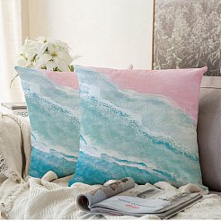 Квадратная наволочка из полиэстера&nbsp;AJEW-WH20080-67A