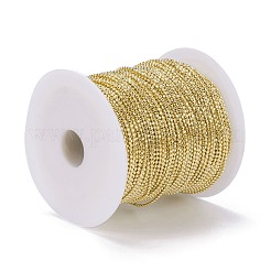 Латунные граненые шариковые цепи&nbsp;CHC-K011-35C