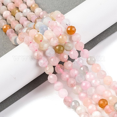 Природные морганит нитей бисера&nbsp;LS-G-F770-C09-05-1