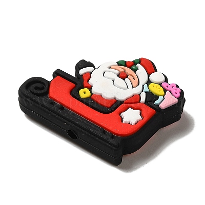 Рождественская серия силиконовые бусины&nbsp;SIL-S006-01H-1