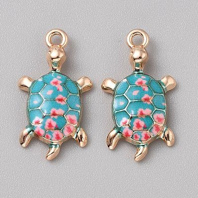 Подвески из эмали и сплава&nbsp;FIND-CJC0027-01G-04-1