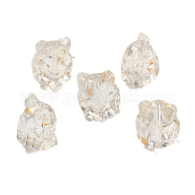 Прозрачные стеклянные бусины&nbsp;GLAA-D025-06F-1