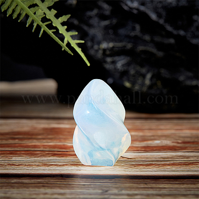 Факел опаловые украшения для витрины&nbsp;DJEW-WH0042-08A-01-1