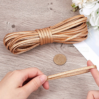 10м складной шнур из блестящей искусственной кожи&nbsp;OCOR-GF0004-11H-1