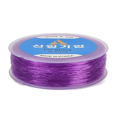 Корейская эластичная эластичная нить с круглыми кристаллами&nbsp;EW-Z002-01B-0.8mm-1