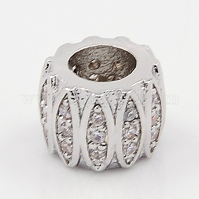 Латунные микро проложить Цирконий Европейский бисером ZIRC-K003-13P-NR-1