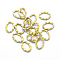 Brass Linking Rings, Twisted Oval, Lead Free & Cadmium Free & Nickel Free, Raw(Unplated), 8.5x6x1mm, Inner Diameter: 4x7mm