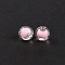 Acrylic Beads, Round, Pink, 8mm, Hole: 2mm, 100pcs/bag