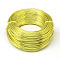 Anodized Aluminum Wire, Bendable Metal Craft Wire, Flexible Craft Wire, for Beading Jewelry Craft Making, Green Yellow, 22 Gauge, 0.6mm, 280m/250g(918.6 Feet/250g)