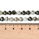 Нити бусин из натурального зеленого рутилированного кварца&nbsp;G-P611-C23-01-5
