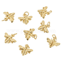 8 шт. стойка для позолоты латунные пчелы подвески&nbsp;KK-TA0002-83