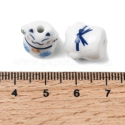 Фарфоровые бусины ручной работы&nbsp;PORC-G015-03A