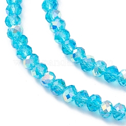 Гальванизируйте прозрачное стекло бисер нитей&nbsp;EGLA-K015-07A