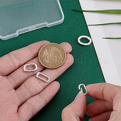 4 шт. 4 стиля 925 кольца с пружинным затвором из стерлингового серебра&nbsp;FIND-NB0006-68