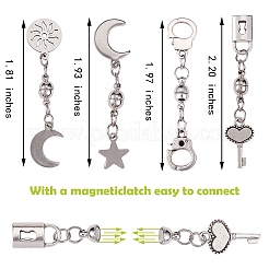 20 комплект 4 стильных круглых латунных магнитных застежки&nbsp;FIND-SZ0001-94