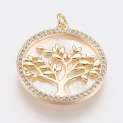 Латунные микро проложить кубического циркония подвески&nbsp;ZIRC-F083-005-RS